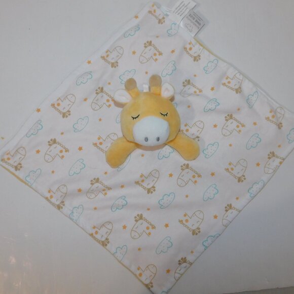 Koala Baby White Yellow Giraffe Security Blanket Baby lovey nunu Soother - Picture 5 of 7